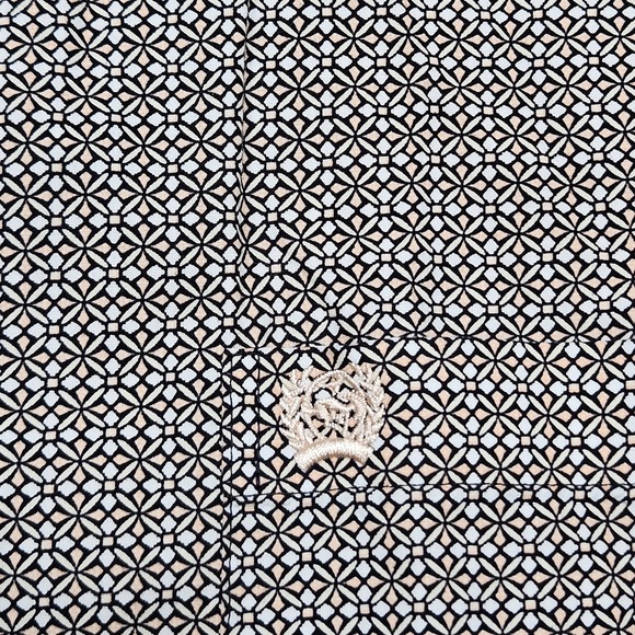 Cinch Shirt Mens XXL Geometric Short Sleeve Button Down Western Rodeo Cowboy - Picture 4 of 13